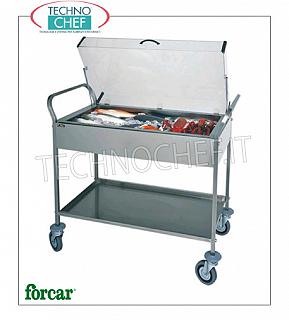 Chariots vitrines réfrigérées