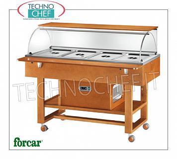 Chariots vitrines réfrigérés