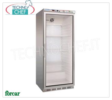 Technochef - RÉFRIGÉRATEUR pour BOISSONS, 1 Porte, Statique, Temp.+2°/+8°C, lt.570, Classe B, Mod.ER600GSS Réfrigérateur Professionnel pour Boissons, 1 Porte Vitrée, Ligne ECO, structure externe en acier inoxydable, Statique, température +2°/+8°C, capacité 570 litres, Classe B, Eclairage Led, V.230/1, Kw .0,185, Poids 93 Kg, dim.mm.777x695x1895h