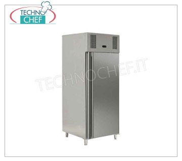 Forcar - Meuble Réfrigérateur 1 Porte Température 0 ° / + 8 ° C, Ventilé, Lt 650, Classe D, Armoire frigorifique 1 porte, Gastronorm 2 / 1- lt.650, Température 0 / + 8 ° C, Réfrigération ventilée, Professionnel, INOX 201, ÉCOLOGIQUE en Classe D, Gaz R290a,, V.230 / 1, Kw.0.305, Poids 120 Kg, dim.mm.740x830x2010h