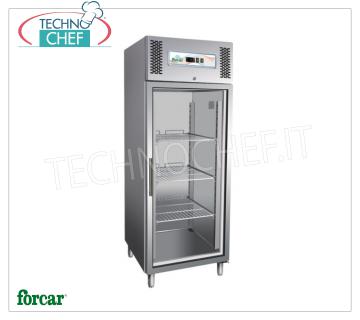 Forcar - Congélateur Armoire 1 porte, lt.650, Ventilé, Eco, Temp.-18°/-22°C, Classe D, mod.G-GN650BTG
