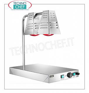 plans chauds avec lampe chauffante 