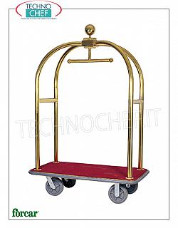 Forcar - CHARIOT POUR SACS / ETUIS AVEC PORTE-MANTEAUX, art. PV2001