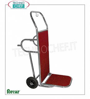 Forcar - CHARIOT À BAGAGES / À BAGAGES, 2 roues, Moquette, art. PV2002I