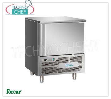 FORCAR - Cellule de refroidissement rapide pour 5 plaques GN 1/1 (mm 530x325) ou plaques à pâtisserie mm 600X400