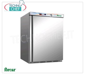 Forcar - Armoire Congélateur-Congélateur, 130 lt, Statique avec TABLETTES GRILLÉES FIXES À ÉVAPORATION, Temp.-18°/-22°C, Classe A, mod.G-EF200SS