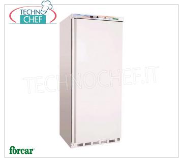 Forcar - Armoire Congélateur-Congélateur, lt.555, Statique avec DESSUS GRILLÉS À ÉVAPORATION FIXE, Temp.-18°/-22°, Classe B, mod.G-EF600 Armoire Congélateur-Congélateur 1 Porte, STATIQUE avec DESSUS DE GRILLE D'ÉVAPORATION FIXE, Professionnel, lt.555, Temp.-18°/-22° C, ÉCOLOGIQUE en CLASSE B, GAZ R600a, V 230/1, Kw.0,3, Poids 94 Kg, dim.mm.777x695x1895h