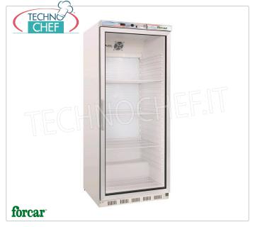 Technochef - Vitrine RÉFRIGÉRATEUR pour BOISSONS, 1 Porte, Statique, Temp.+2°/+8°C, lt.570, Classe B, Mod.G-ER600G
