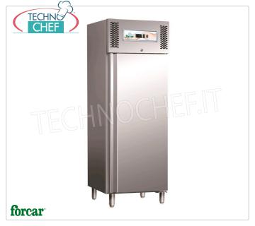 Forcar - Armoire Congélateur-Congélateur, lt.650, Temp.-18°/-22°C, Ventilé, Classe D, mod.G-GN650BT Congélateur-Congélateur Armoire 1 Porte, Professionnel, lt.650, Temp.-18°/-22°C, ÉCOLOGIQUE en Classe D, GAZ R290, Ventilé, Gastronorm 2/1, V.230/1, Kw.0,5 , Poids 138 Kg, dim.mm.740x830x2010h.