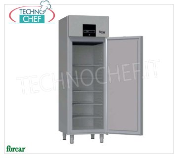 Forcar - Armoire Congélateur-Congélateur 1 Porte, 700 l, Ventilée, Classe B, mod.FP70BT Congélateur-congélateur professionnel à économie d'énergie 1 porte, capacité 700 litres, température -15°/-24°C, réfrigération ventilée, Gastronorm 2/1, ÉCOLOGIQUE en classe B, Gaz R290, V.230/1, Kw. 0,455, poids 121 kg, dim.mm.695x870x2120