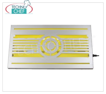 Technochef - EXTERMINATEUR D'INSECTES et MOUSTIQUES avec PLAQUE DE COLLE, 100 m2 PROTÉGÉ, Mod.FT40