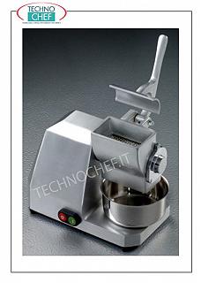 TECHNOCHEF - Râpe Type 8, Carénée, semi-professionnelle, rendement 20 Kg / heure Râpe type 8, boîtier aluminium anodisé, rendement 20 Kg / heure, V 230/1, Kw 0,34, dim. 340x370x440h mm.