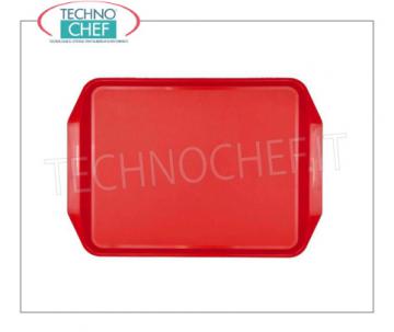 Plateau de restauration rapide en polypropylène de qualité alimentaire avec poignée, collection classique Plateau de restauration rapide en polypropylène de qualité alimentaire avec poignée, collection classique, disponible en différentes couleurs, dim.mm.430x310 - Prix Unitaire - Article vendu en PAQUET de 40 pièces