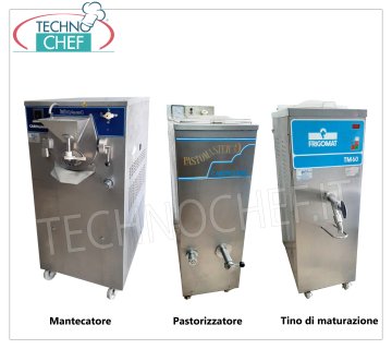 LABORATOIRE GLACES artisanales complètes : BATCHER - PASTEURISATEUR - Cuve de maturation --- OCCASION - OPPORTUNITÉ Matériel d'occasion pour un laboratoire complet de glaces artisanales