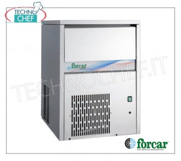 FORCAR - MACHINE À GLAÇONS GRANULAIRES, rendement 100 kg/24 heures, stockage 15 kg, Professionnelle