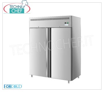Forcold - Armoire Congélateur 2 Portes, lt.1104, Ventilée, Temp.-18°/-22°C, mod.G-GN1200BT-FC