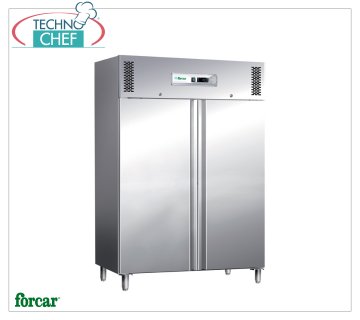 Forcar - Armoire congélateur-congélateur 2 portes, lt.1104, Temp.-18°/-22°C, Ventilée, Classe D, mod.G-GN1200BT