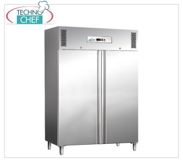 Forcar - Armoire congélateur-congélateur 2 portes, lt.1325, Temp.-18°/-22°C, Ventilée, Classe D, mod.G-GN1410BT