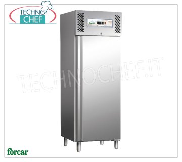 Forcar - Armoire Réfrigérée 1 Porte, 650 lt, Ventilée, Temp.-2°/+8°C, Classe C, mod.G-GN650TN