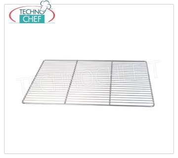 Technochef - GRILLE EN ACIER INOXYDABLE GN 2/1, Mod.A0171 Grille en acier inoxydable GN 2/1 (mm 650x530)