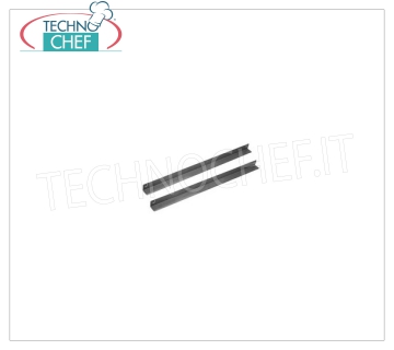 Paire de glissières en acier inoxydable en forme de L pour support de gril Frigor Paire de glissières en acier inoxydable en forme de L pour support de grille de réfrigérateur