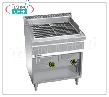 Fimar- GAZ EAU VAPEUR-COMBI GRID, module DOUBLE sur COMPARTIMENT OUVERT, Mod.GW80 GRIL GAZ VAPEUR-EAU, module DOUBLE sur COMPARTIMENT OUVERT avec ZONE DE CUISSON de mm 708x500, puissance thermique Kw. 18.00, poids 85 Kg, dim.mm.700x800x1040h