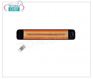 Lampe chauffante radiante infrarouge avec télécommande, pour pièces jusqu'à 25 m2