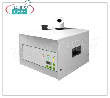 Machines de désinfection - Peroxyde d'hydrogène - Atomiseur NÉBULISEUR pour la désinfection des environnements avec du peroxyde d'hydrogène pour des environnements jusqu'à 160 m / carré (max 3 m de haut), Réservoirs 1,5 litres, V. 230/1, Kw.0,85 - Poids 10,5 Kg, Dim.mm 302x360x286h