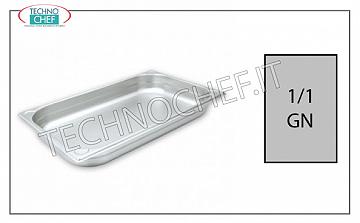 Cuvettes gastronorm en acier inox 
