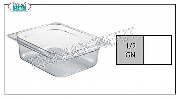 Cuvettes gastronorm en polycarbonate 