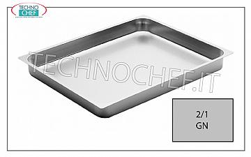 plateaux Gastronorm en acier inoxydable