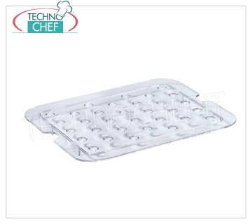 Fond en polycarbonate perforé GN 1/2, dim.mm.200x260