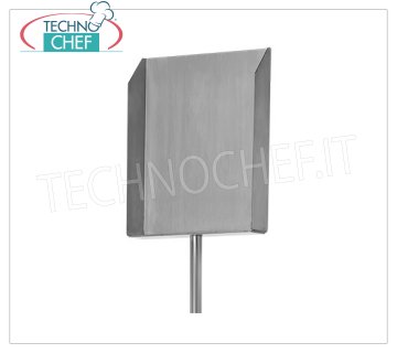 TECHNOCHEF - Pelle à cendres en acier inoxydable, Mod.2761 Collecteur de cendre en acier inoxydable 18/10, longueur de manche 1,50 mt.