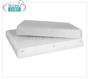 Couvre souche de boucher en polyéthylène blanc