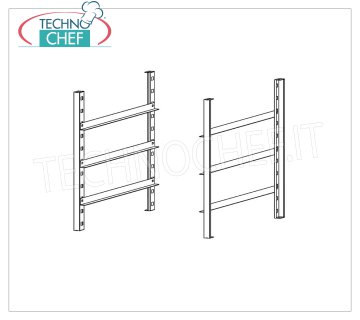 TECHNOCHEF - Kit porte-plateau, Mod.KTT1 Kit porte-plateau pour support de four START 4-44BIG / 6-66 BIG L