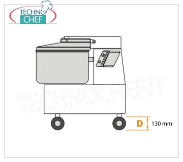 Fimar - KIT 4 ROUES Kit de 4 roues, dont 2 avec frein, pour pétrin à spirale Mod.50 SN-CNS-FN