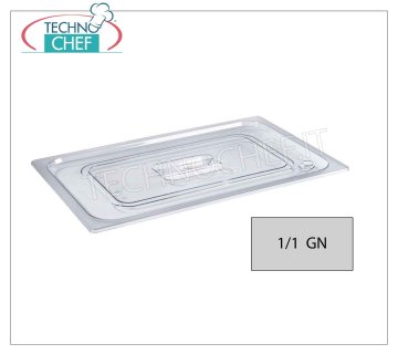 Couvercle en polycarbonate pour bacs gastronormes 1/1