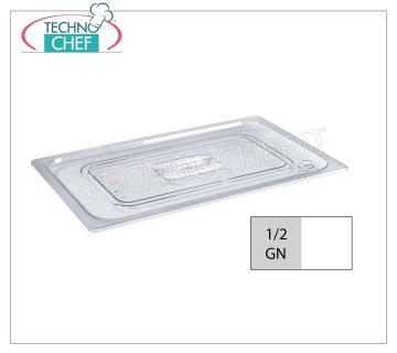 Couvercle en polycarbonate pour casseroles gastro-normalisées Couvercle en polycarbonate avec poignée pour 1/2 bol gastro-norm