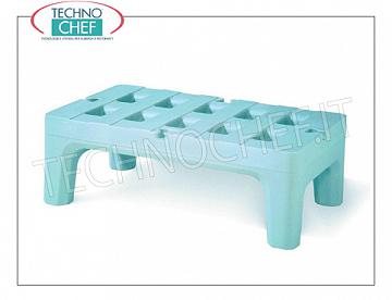 Plates-formes de support pour chambre froide Plate-forme de support pour chambre froide, en polyéthylène à double paroi en une seule pièce, capacité Kg 683, dim.mm.760x560x300h