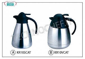 carafes thermiques acier isotherme caraffa, capacité Lt.1