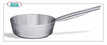 Pots, acier inoxydable inoxydable coniques casserole, capacité de 1,3 litres, convient également pour les plaques à induction, diam.cm.16 x 6H