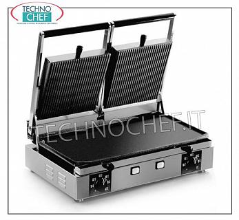 PLAQUE DE CUISSON POUR TABLE EN FONTE, AVEC 2 TABLES DE LEVAGE RIGGÉES et TABLE INFÉRIEURE LISSE