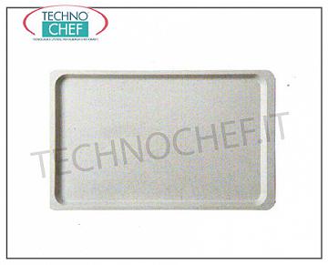 Plateaux self-service en polyester avec fibre de verre et grains minéraux Plateau libre-service Gastronorm en polyester renforcé de fibre de verre, avec coins et bords renforcés, taille standard Gastronorm 1/1 mm. 530 x 325