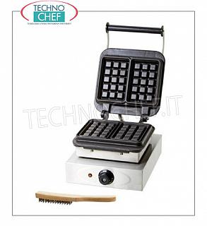 MACHINE À GAUFRAGE AVEC PLAQUE DE CUISSON À FONTE FONTÉE