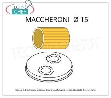 Technochef - FILET MACARONI Ø 15 en ALLIAGE LAITON-BRONZE