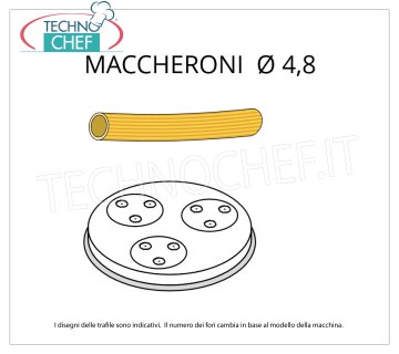 FIMAR - FORET À MACARONI Ø 4,8 en ALLIAGE LAITON-BRONZE