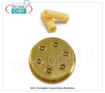 Technochef - Die Maccheroni rigati 8 mm