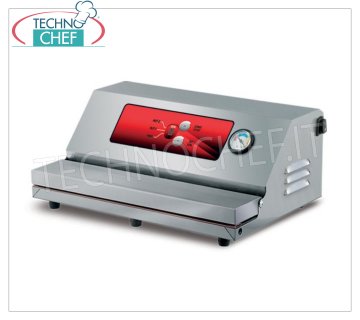 Technochef - Machine sous vide semi-automatique à aspiration externe, barre de soudure 400 mm, mod.MATIC40