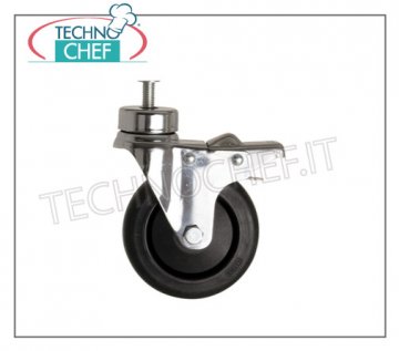 Technochef - Kit 2 roues avec frein, mod. F / 64