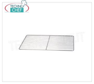 Technochef - GRILLE EN FIL D'ACIER INOX GN 1/1, Mod.A0170 Grille métallique 1/1 Gastro-Norm en acier inoxydable (530x325 mm).